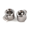 304 Stainless Steel Crimp Beads STAS-A151-04P-3
