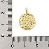 Brass Enamel Pendants KK-P300-25G-3