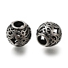 304 Stainless Steel European Beads STAS-D191-05O-AS-1