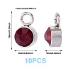 10Pcs Glass Rhinestone Charms STAS-TA0003-26D-3