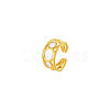 304 Stainless Steel Enamel Cuff Open Rings for Women WGC62C5-02-2