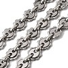304 Stainless Steel Flower Link Chains CHS-Z007-02P-1