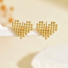 Brass Stud Earrings LS3031-1-1