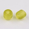 8/0 Frosted Round Glass Seed Beads X-SEED-A008-3mm-M4-2