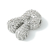 Rack Plating Brass Clear Cubic Zirconia Pendants KK-S378-01P-R-2