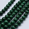 Natural Malachite Beads Strands G-F571-27AA2-6mm-1