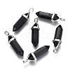 Synthetic Blue Goldstone Pointed Pendants G-F295-03H-1