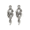 304 Stainless Steel Pendants STAS-F317-07P-1