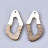 Resin & Walnut Wood Pendants RESI-S358-25K-2
