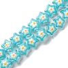 Transparent Glass Beads Strands LAMP-K037-07B-1