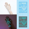 Luminous Removable Temporary Water Proof Tattoos Paper Stickers PW-WG69616-10-1