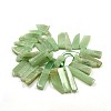 Chip Natural Green Aventurine Graduated Beads Strands G-P064-11-2