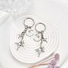 Star & Moon Alloy Keychain KEYC-SW00014-04-6