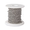 Tarnish Resistant 304 Stainless Steel Rolo Chains CHS-G004-02G-P-2