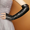 Polyester Long Fingerless Gloves AJEW-WH20018-117B-7