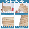 Wood Jewelry Displays Stands ODIS-WH0030-181-3