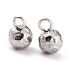 Tarnish Resistant 304 Stainless Steel Charms X-STAS-O147-03A-P-2