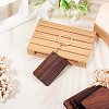 Walnut Wood Pendant Keychains KEYC-TAC0034-06A-6