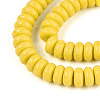 Opaque Solid Color Glass Beads Strands X-GLAA-ZX008-8mm-18K-3