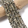 Natural Dalmatian Jasper Beads Strands G-A280-C07-01-2