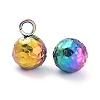 Ion Plating(IP) 304 Stainless Steel Charms X-STAS-O147-03B-MC-3