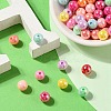 Opaque Acrylic Beads MACR-YW0002-18B-5