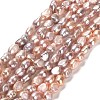Natural Cultured Freshwater Pearl Beads Strands PEAR-E016-090-1