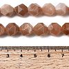 Natural Peach Moonstone Beads Strands G-Z119-A18-03-6