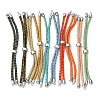 Adjustable Nylon Cord Slider Bracelet Making MAK-F026-A-P-1