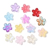 Transparent Spray Paint Glass Beads X-GLAA-Z011-07-1