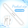 Natural Shell Beaded Long Necklaces for Women AJEW-WH0460-131A-4