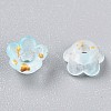 Frosted Transparent Acrylic Beads X-OACR-N137-72I-3