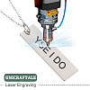 30Pcs 201 Stainless Steel Pendants STAS-UN0054-25-5