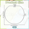 Iron Hinged Loose Leaf Binder Rings FIND-WH0173-356-3
