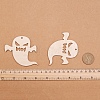 Ghost Shape Halloween Blank Wooden Cutouts Ornaments WOOD-L010-06-4