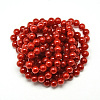 Baking Paint Crackle Glass Beads Strands X-DGLA-Q023-6mm-YS31-3