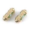 Real 18K Gold Plated Brass Tube Beads KK-A155-23G-B-1