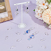 20 Pairs Brass Earring Hooks KK-BBC0016-18-4