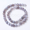 Natural Banded Agate Beads Strands X-G-G754-02-8mm-2