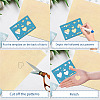 Acrylic Earring Handwork Template DIY-WH0359-033-3