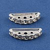 Brass Crystal Rhinestone Spacer Bars RB-T019-02B-01S-1