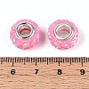 Opaque Resin European Beads RESI-T057-29K-3
