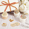 21Pcs 3 Styles Mirror Effect Acrylic Birthday Cupcake Insert Card Decoration AJEW-SP0001-66B-3