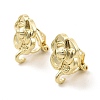 Alloy Clip-on Earring Findings FIND-L015-007G-1