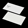 Smiling Face Paper Earrings Necklace Display Cards FIND-T072-01C-04-2
