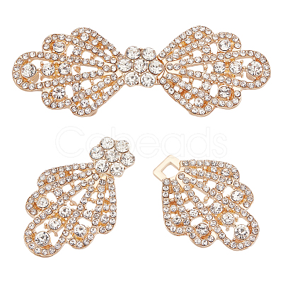 2Sets Alloy Interlocking Clasps FIND-BC0013-45A-1