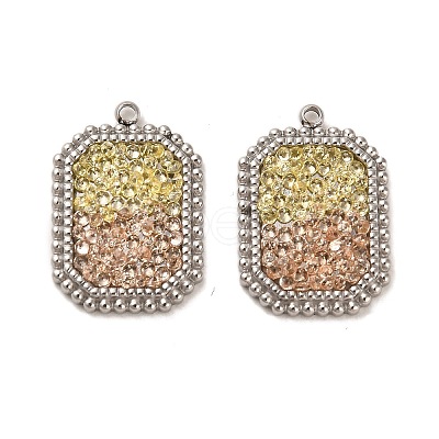 304 Stainless Steel Pendants STAS-L022-087P-1