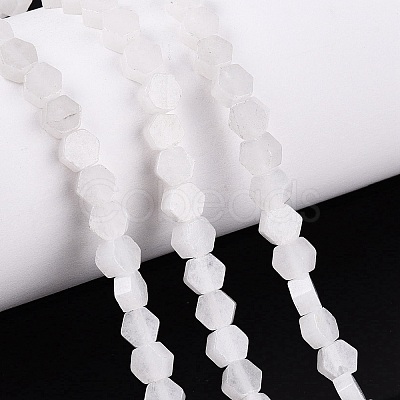 Natural White Jade Beads Strands GG-N002-02A-06-1