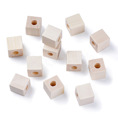 Unfinished Wood Beads WOOD-TA0001-05-LF-1