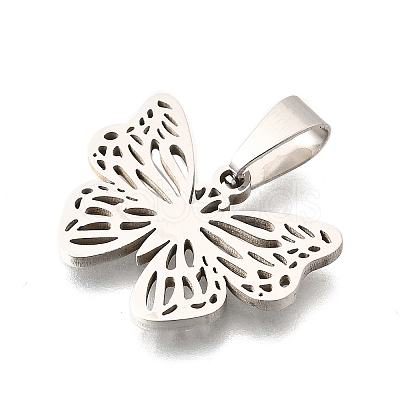201 Stainless Steel Pendants STAS-R166-03P-1